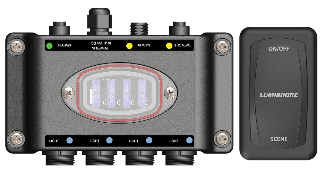 010-04443-00 – LUMISHORE US Light Control Module, i-Connect Hub Used To Enhances The Function Of Dual Color SUPRA SMX...